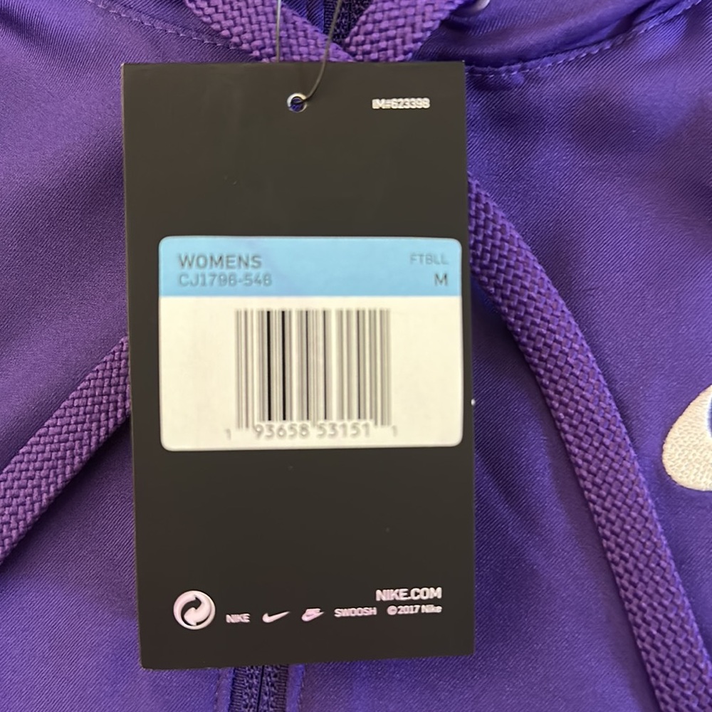 Women’s Nike DRI-FIT LSU Tigers Full Zip Practice Jacket - Brand New With Tags! - Picture 5 of 13